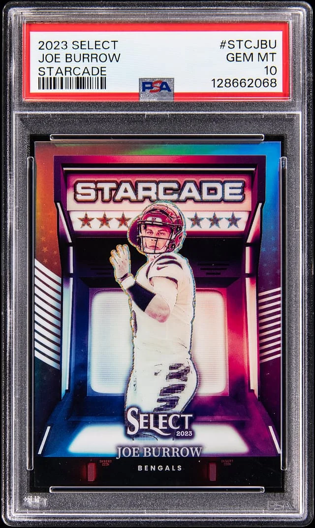 2023 Panini Select Joe Burrow Starcade #STC-JBU card image