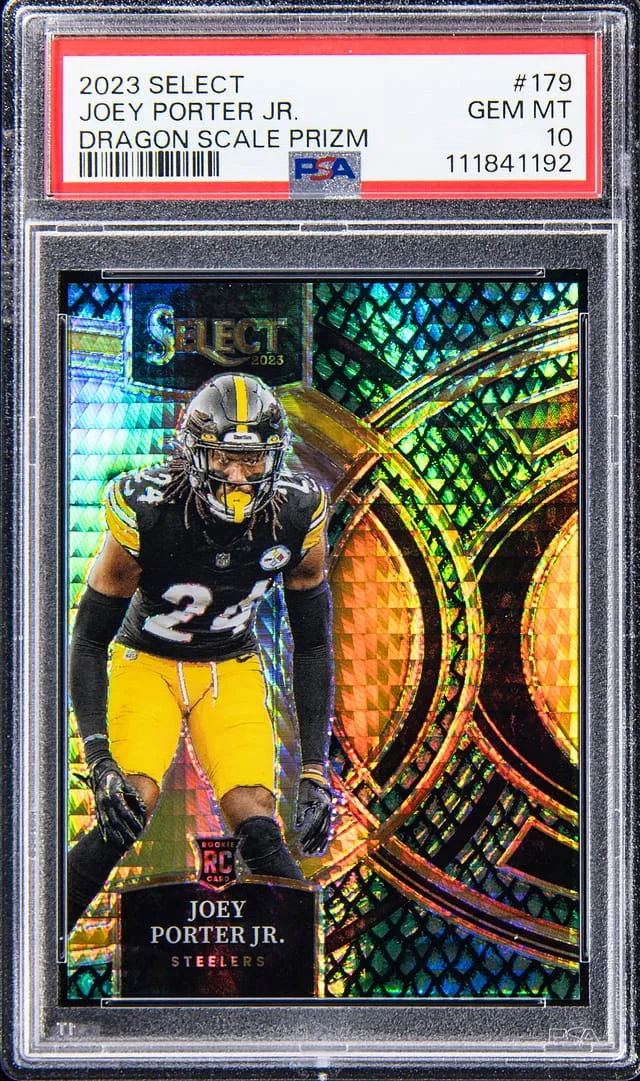 2023 Panini Select Joey Porter Jr. Dragon Scale Prizm #179 card image