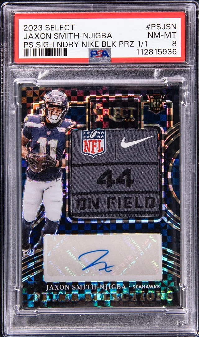2023 Panini Select Prime Selections Signatures Laundry #no-number card image