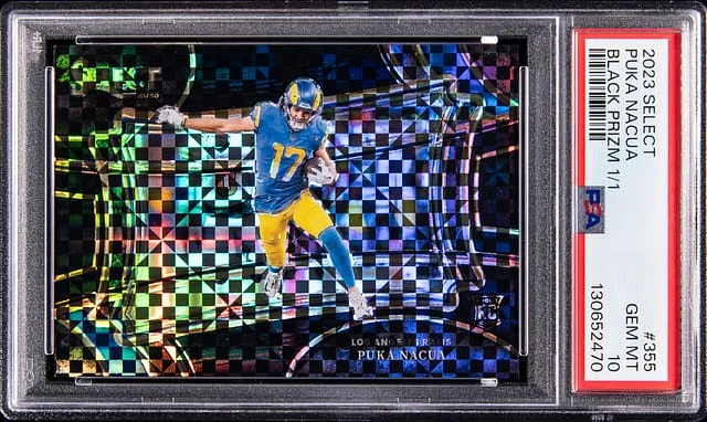 2023 Panini Select Puka Nacua Black Prizm #355 card image