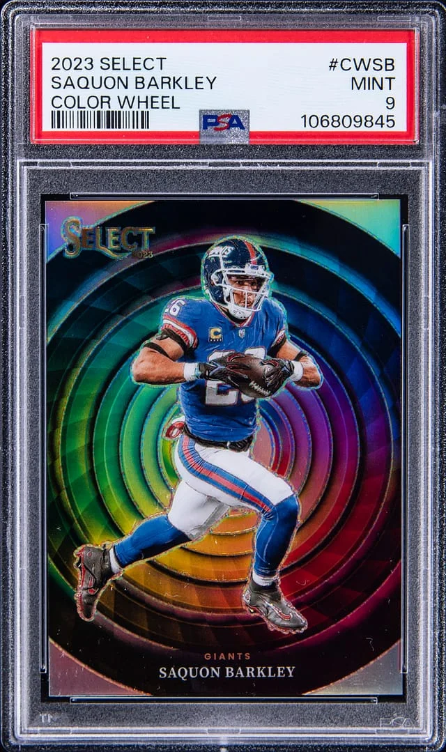 2023 Panini Select Saquon Barkley Color Wheel #CW-SB card image