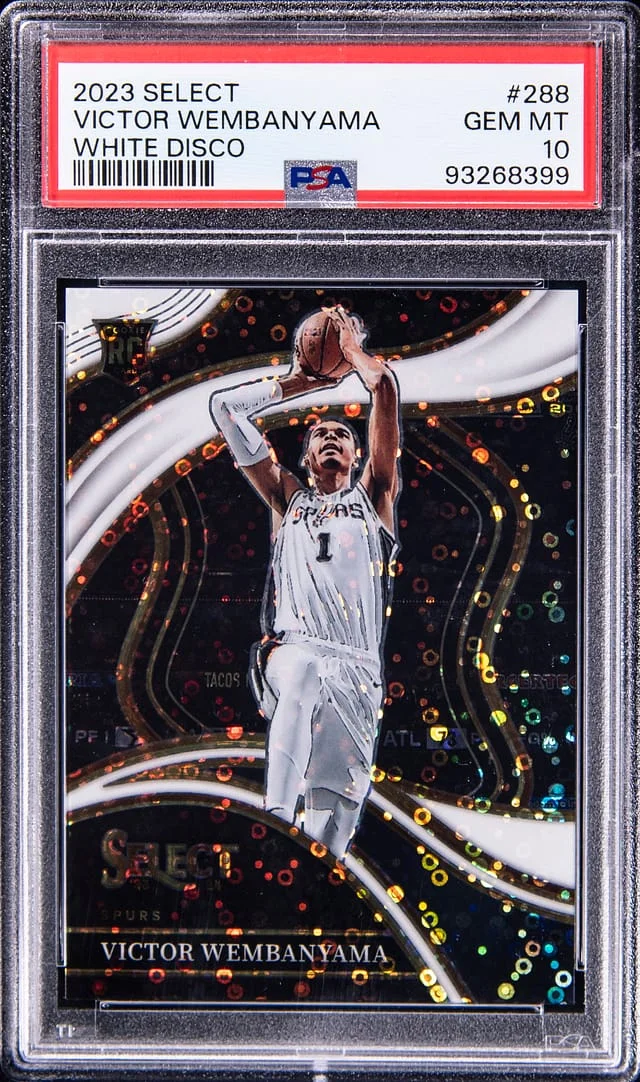 2023 Panini Select Victor Wembanyama White Sparkle #288 card image