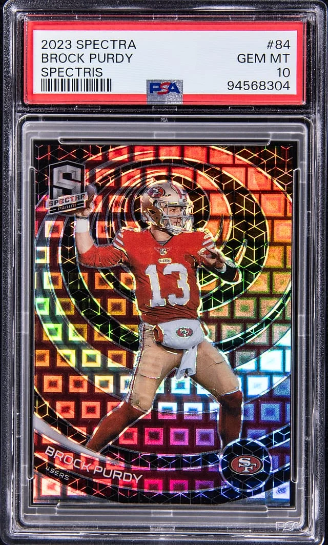 2023 Panini Spectra Brock Purdy Spectris #84 card image