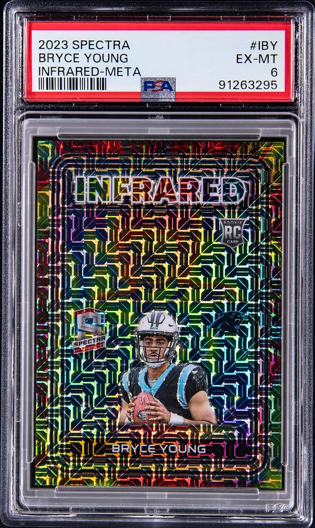 2023 Panini Spectra Bryce Young Infrared Meta #IBY card image