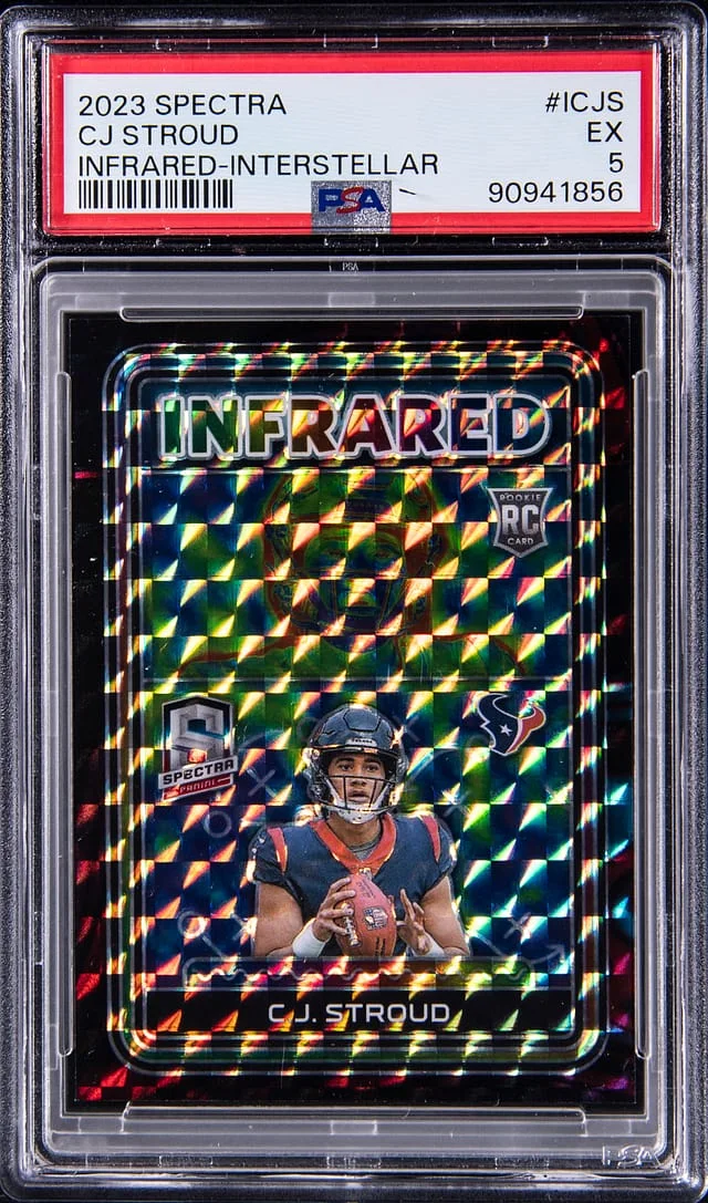 2023 Panini Spectra C.J. Stroud Infrared Interstellar #I-CJS card image