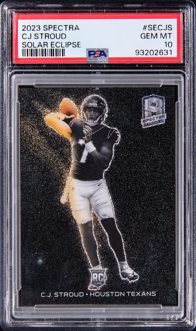 2023 Panini Spectra C.J. Stroud Solar Eclipse #SECJS card image