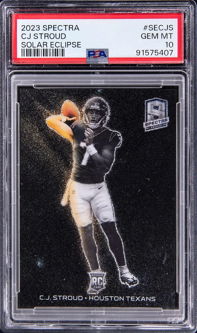 2023 Panini Spectra CJ Stroud (SSP) Solar Eclipse #SE-CJS card image