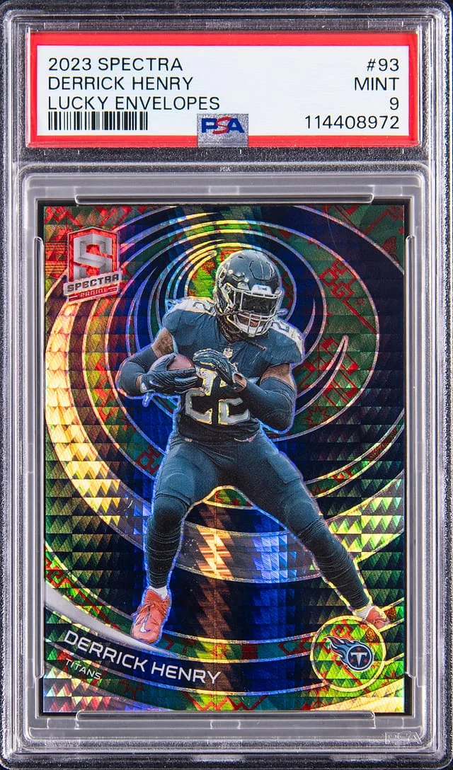 2023 Panini Spectra Derrick Henry Lucky Envelopes #93 card image