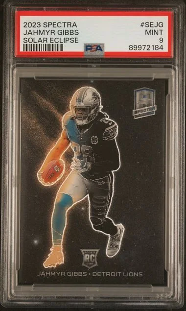 2023 Panini Spectra Jahmyr Gibbss Solar Eclipse #SEJG card image