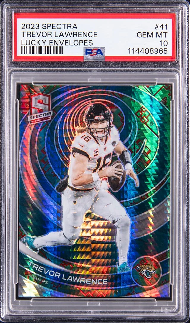 2023 Panini Spectra Trevor Lawrence Lucky Envelopes #41 card image