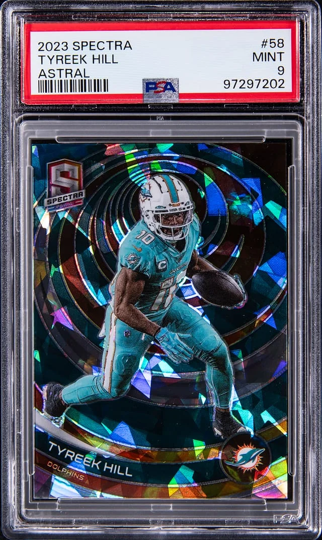 2023 Panini Spectra Tyreek Hill Astral #58 card image