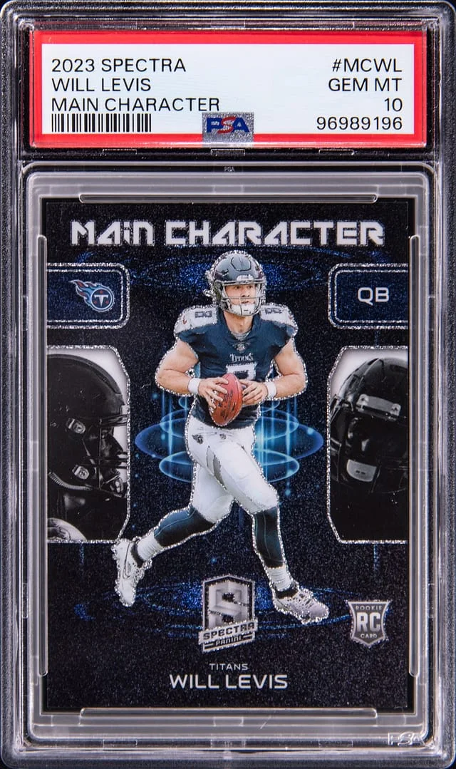 2023 Panini Spectra Will Levis Main Character #MC-WL card image