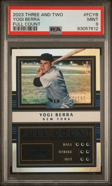 2023 Panini Three and Two Full Count Fcyb Yogi Berra #no-number card image