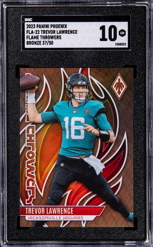 2023 Panini Trevor Lawrence Phoenix Flame Throwers Bronze #FLA-22 card image