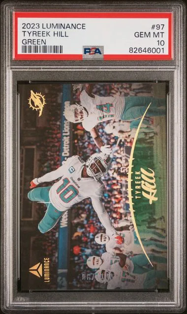 2023 Panini Tyreek Hill Luminance Green #97 card image