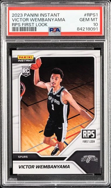 2023 Panini Victor Wembanyama (/16791) Instant RPS First Look #RPS-1 card image