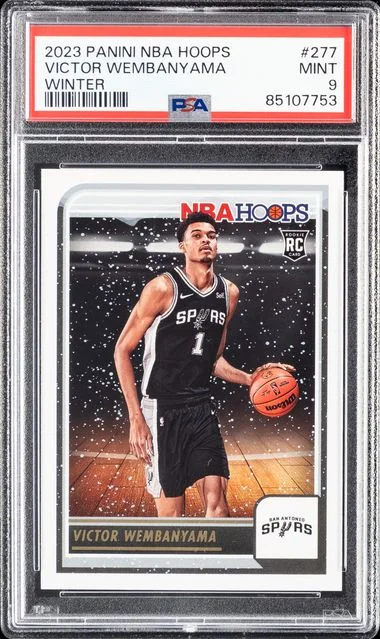 2023 Panini Victor Wembanyama NBA Hoops Winter #277 card image