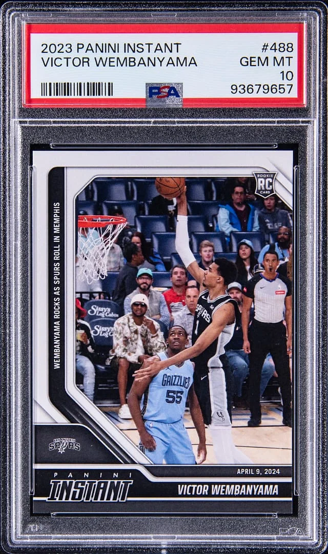 2023 Panini Victor Wembanyama Instant #488 card image