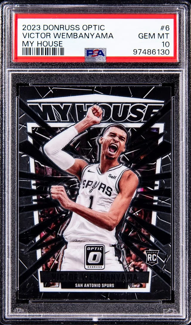 2023 Panini Victor Wembanyama Donnruss Optic My House #6 card image