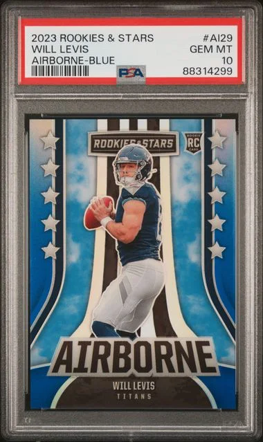 2023 Panini Will Levis Rookies & Stars Airborne Blue #AI29 card image