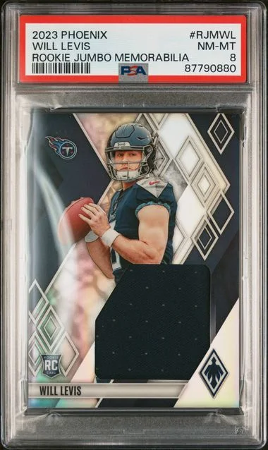 2023 Panini Will Levis Phoenix Jumbo Memorabilia #RJMWL card image
