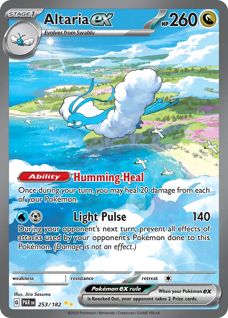 2023 Paradox Rift Altaria ex #232/182 Ultra Rare card image