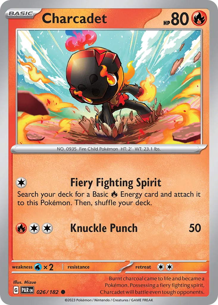 2023 Paradox Rift Charcadet #026/182 Common card image