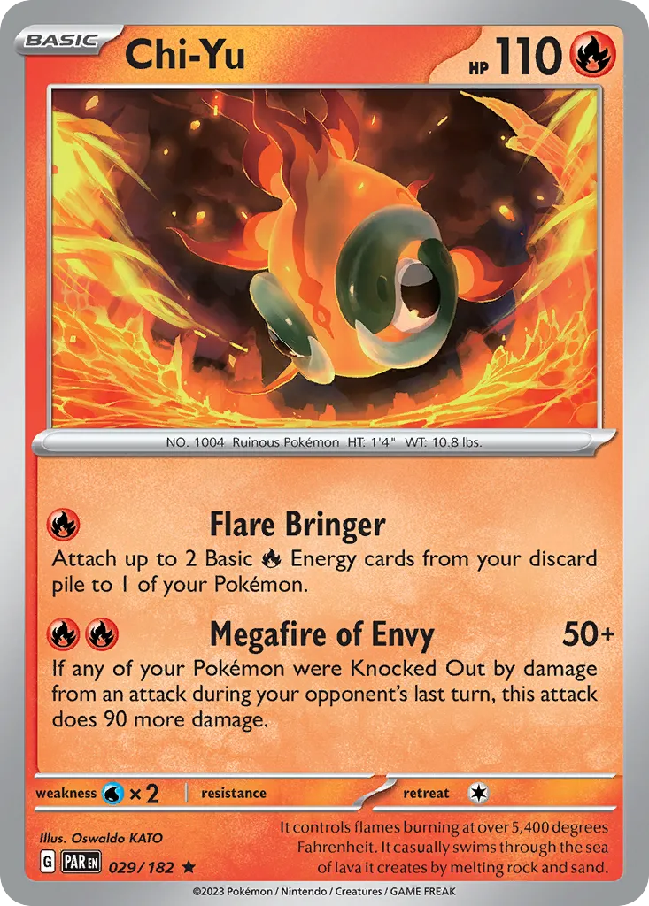 2023 Paradox Rift Chi-Yu #029/182 Rare card image