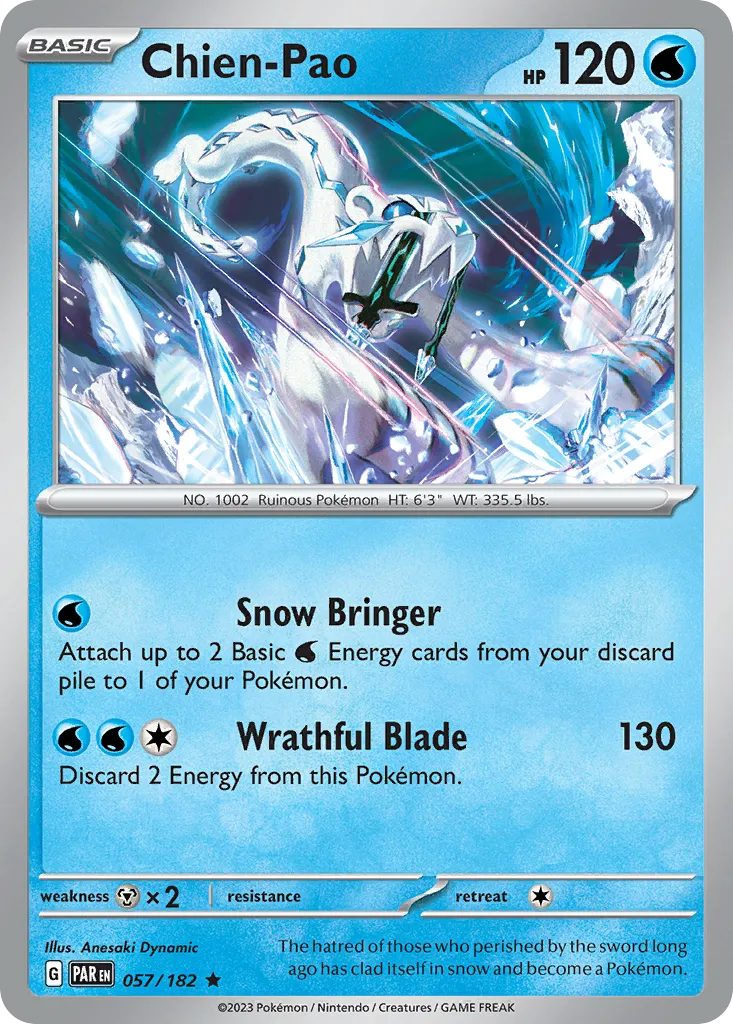 2023 Paradox Rift Chien-Pao #057/182 Rare card image