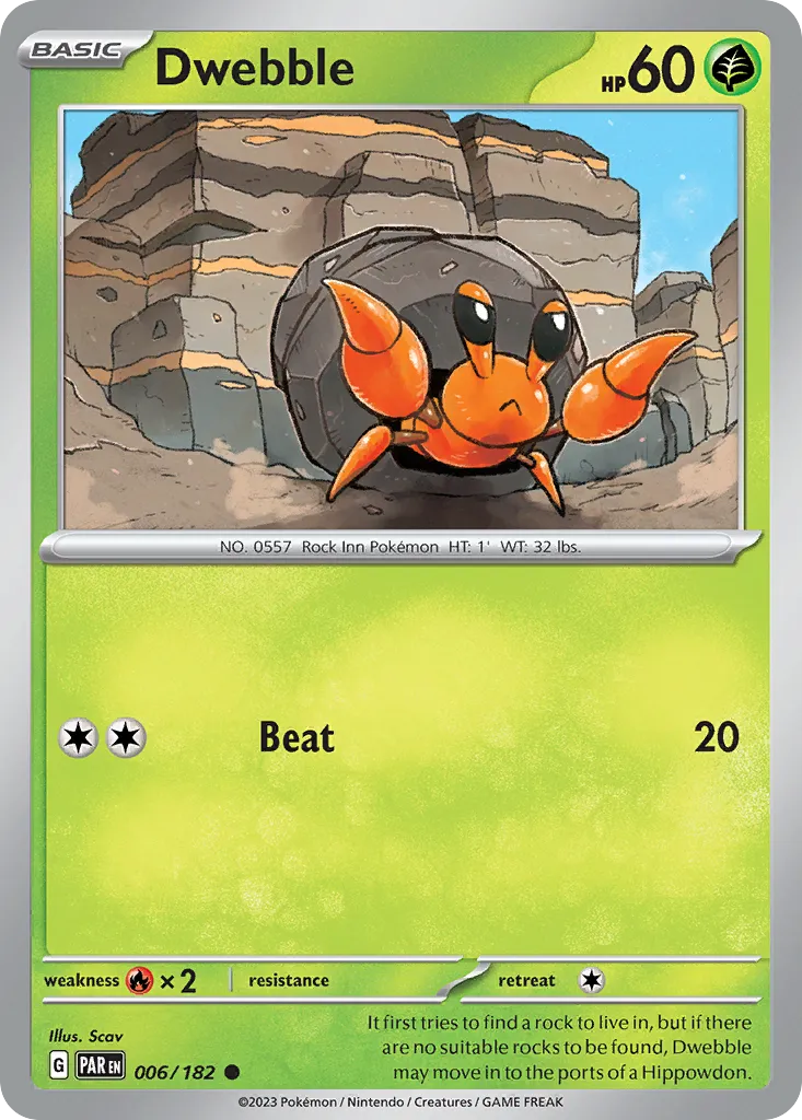 2023 Paradox Rift Dwebble Common #006/182 Common card image