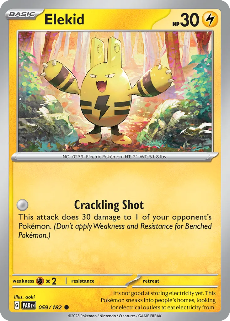 2023 Paradox Rift Elekid Common #059/182 Common card image