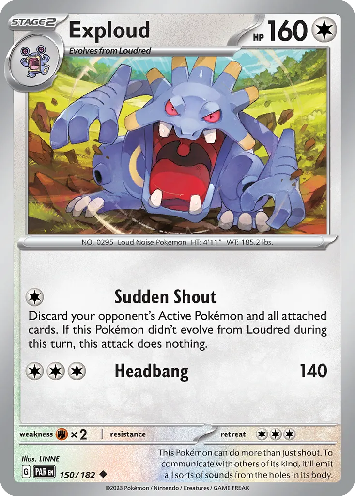 2023 Paradox Rift Exploud Uncommon #150/182 Uncommon card image