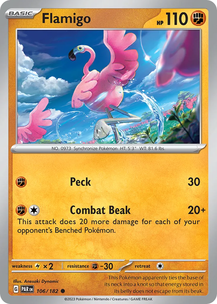 2023 Paradox Rift Flamigo #106/182 Common card image