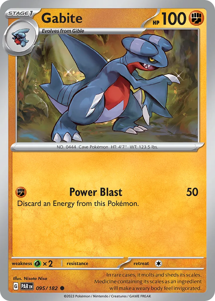 2023 Paradox Rift Gabite Common #095/182 Common card image