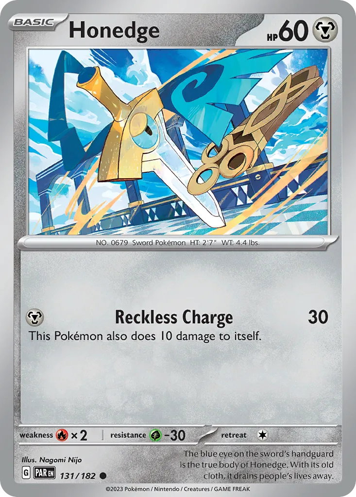 2023 Paradox Rift Honedge #131/182 Common card image