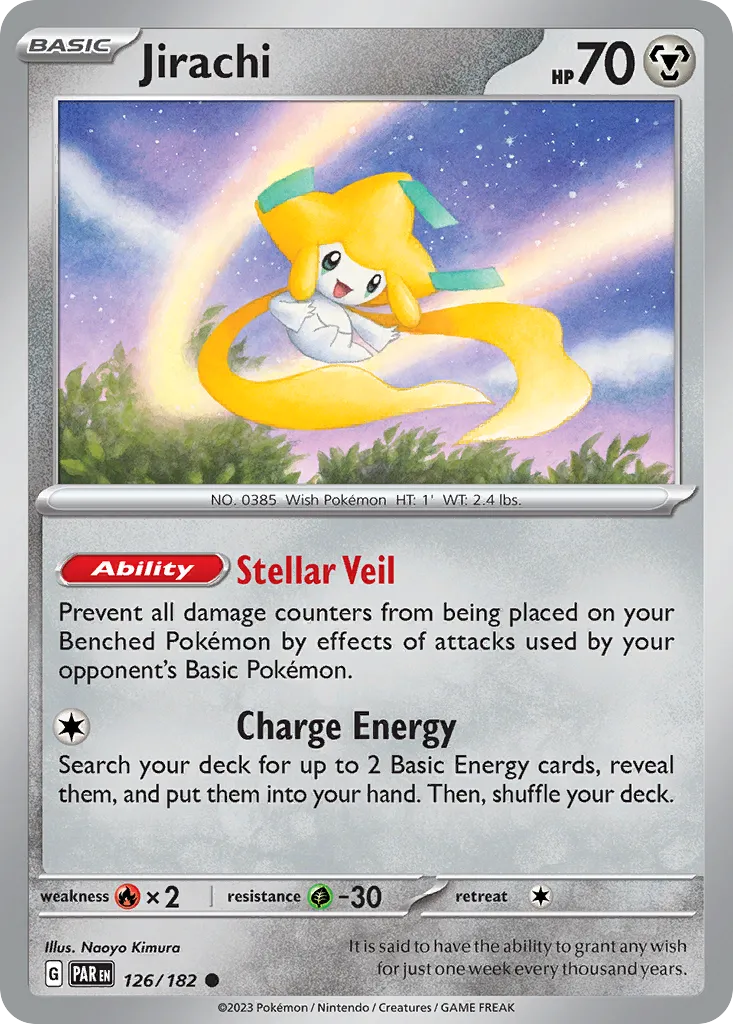 2023 Paradox Rift Jirachi #126/182 Common card image
