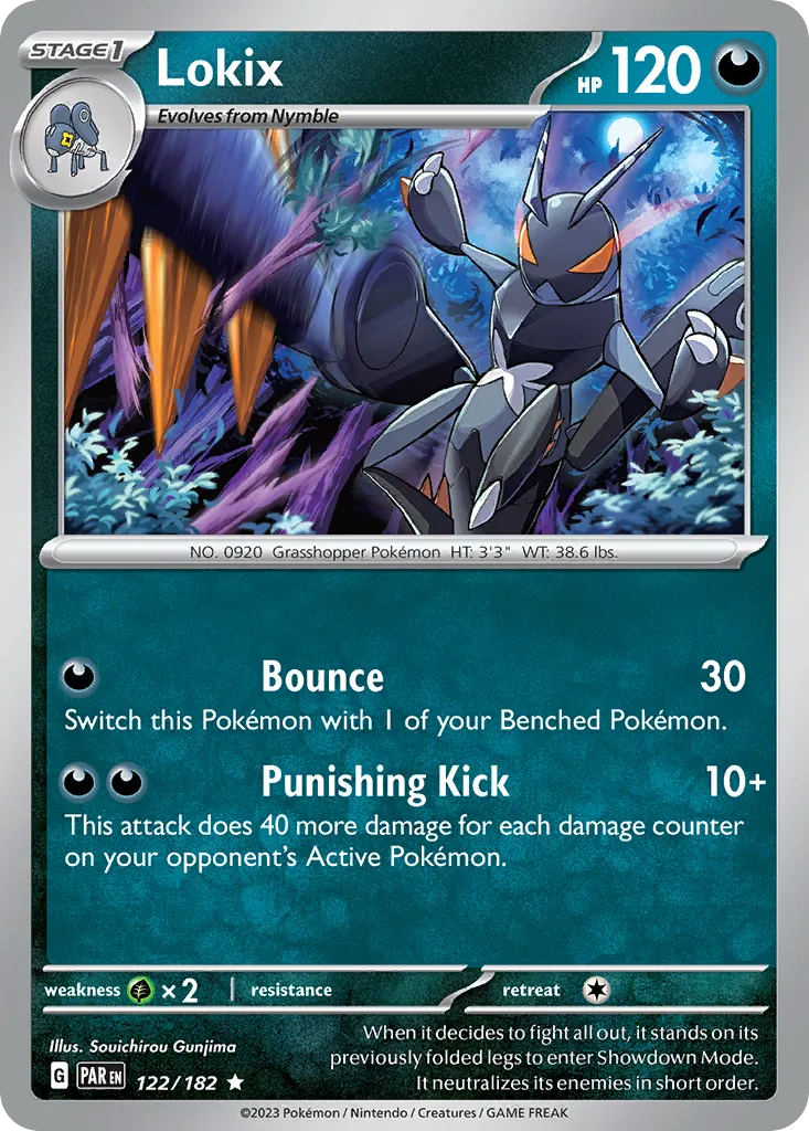 2023 Paradox Rift Lokix #122/182 Rare card image
