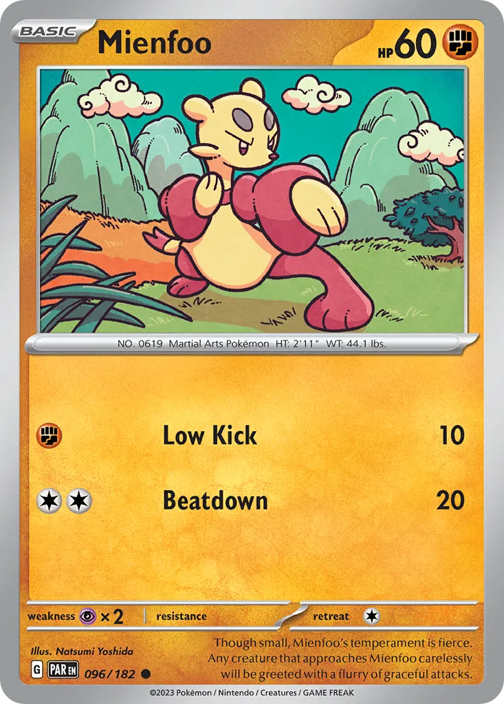 2023 Paradox Rift Mienfoo Common #096/182 Common card image