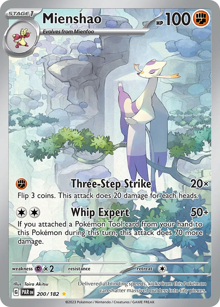 2023 Paradox Rift Mienshao #097/182 Uncommon card image