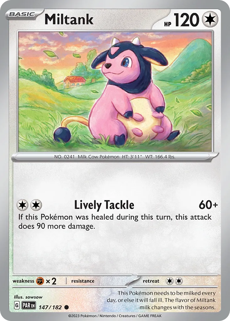 2023 Paradox Rift Miltank #147/182 Common card image