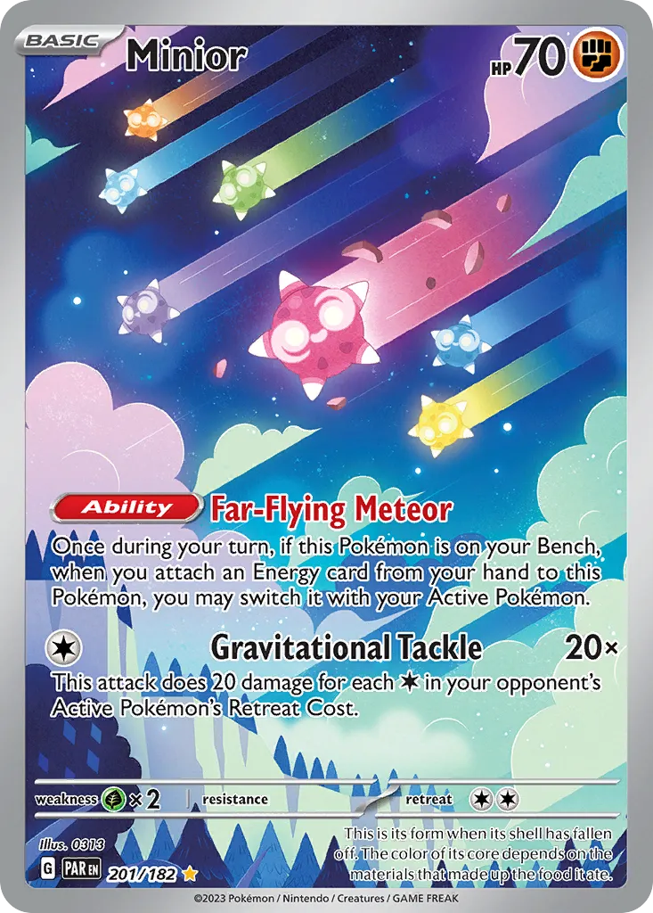 2023 Paradox Rift Minior #201/182 Illustration Rare card image