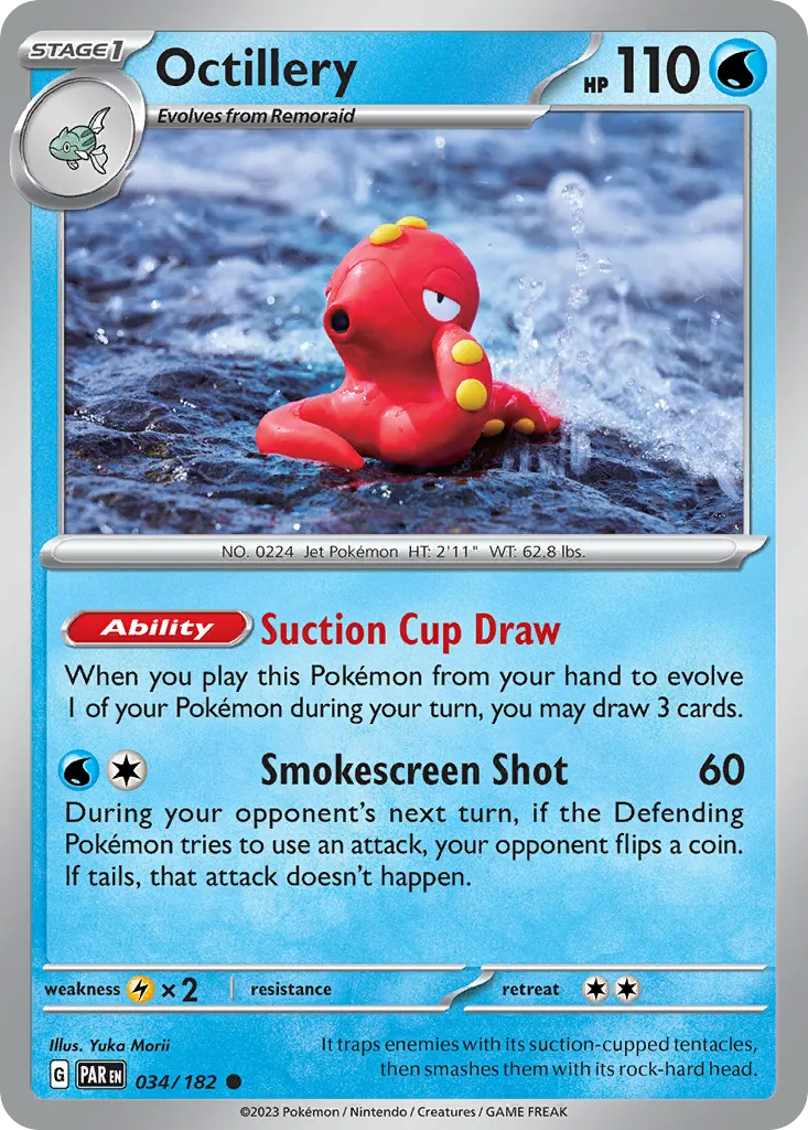 2023 Paradox Rift Octillery Common #034/182 Common card image