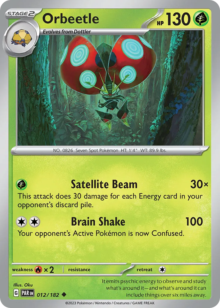 2023 Paradox Rift Orbeetle Uncommon #012/182 Uncommon card image