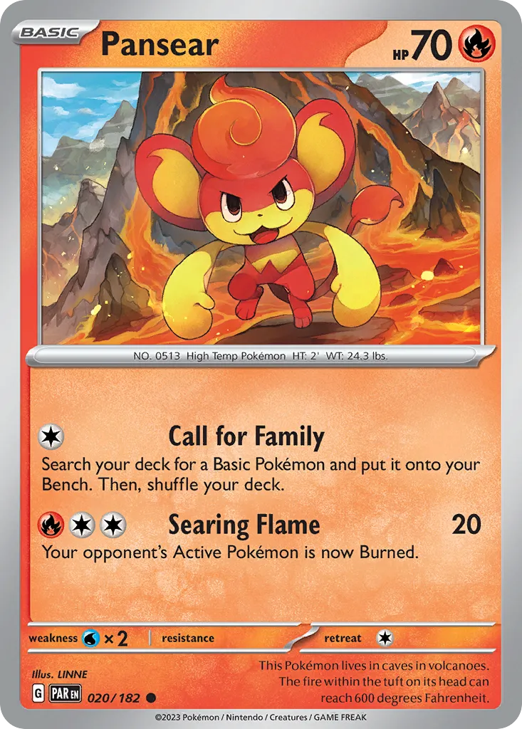 2023 Paradox Rift Pansear Common #020/182 Common card image