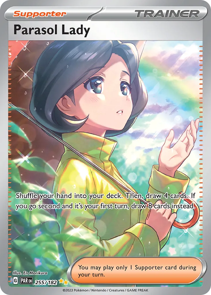 2023 Paradox Rift Parasol Lady #255/182 Special Illustration Rare card image