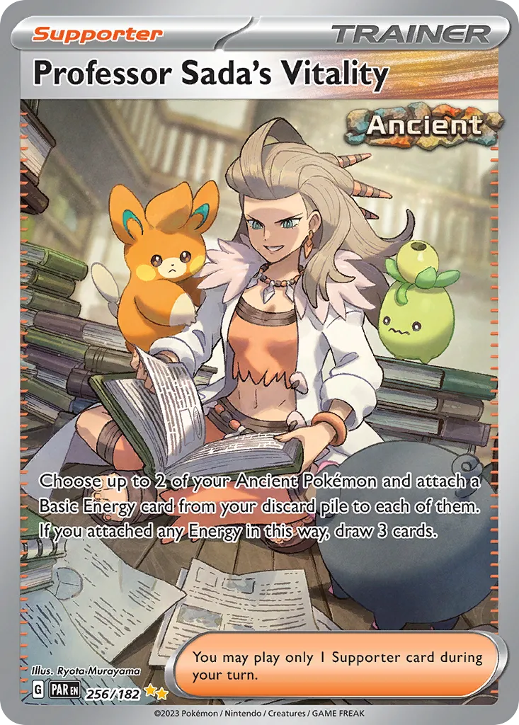 2023 Paradox Rift Professor Sada's Vitality #256/182 Special Illustration Rare card image