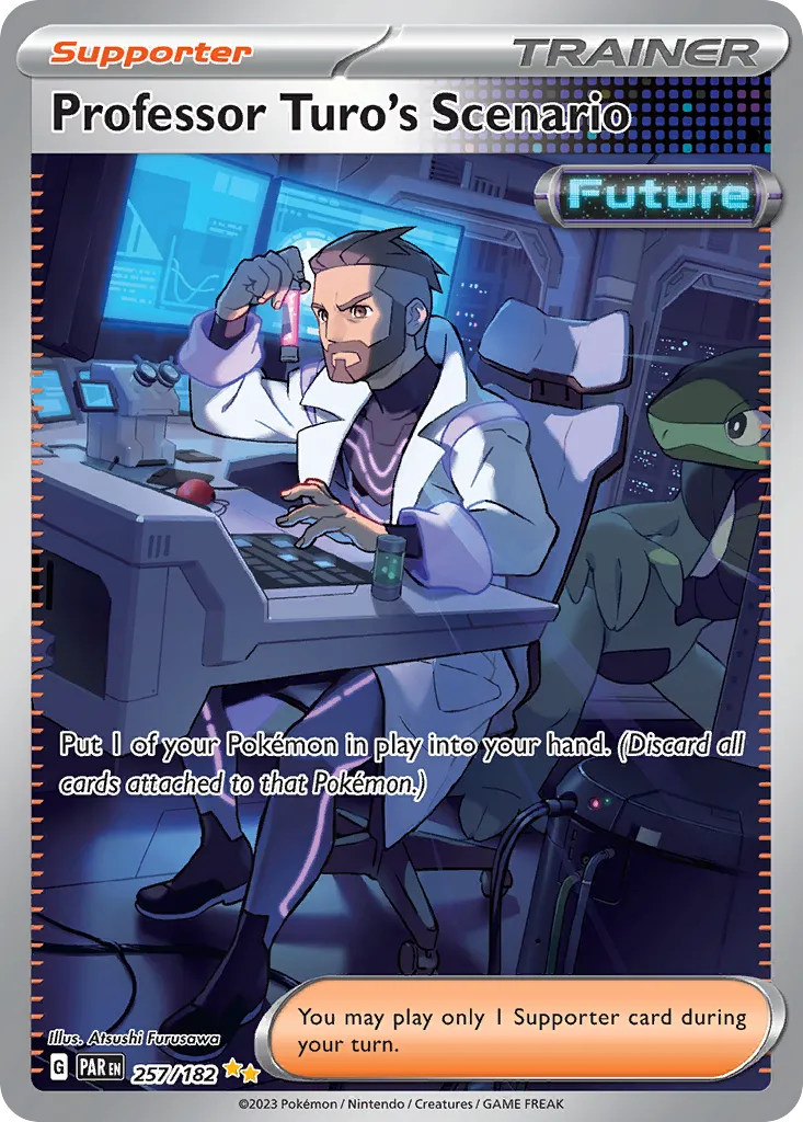 2023 Paradox Rift Professor Turo's Scenario #240/182 Ultra Rare card image
