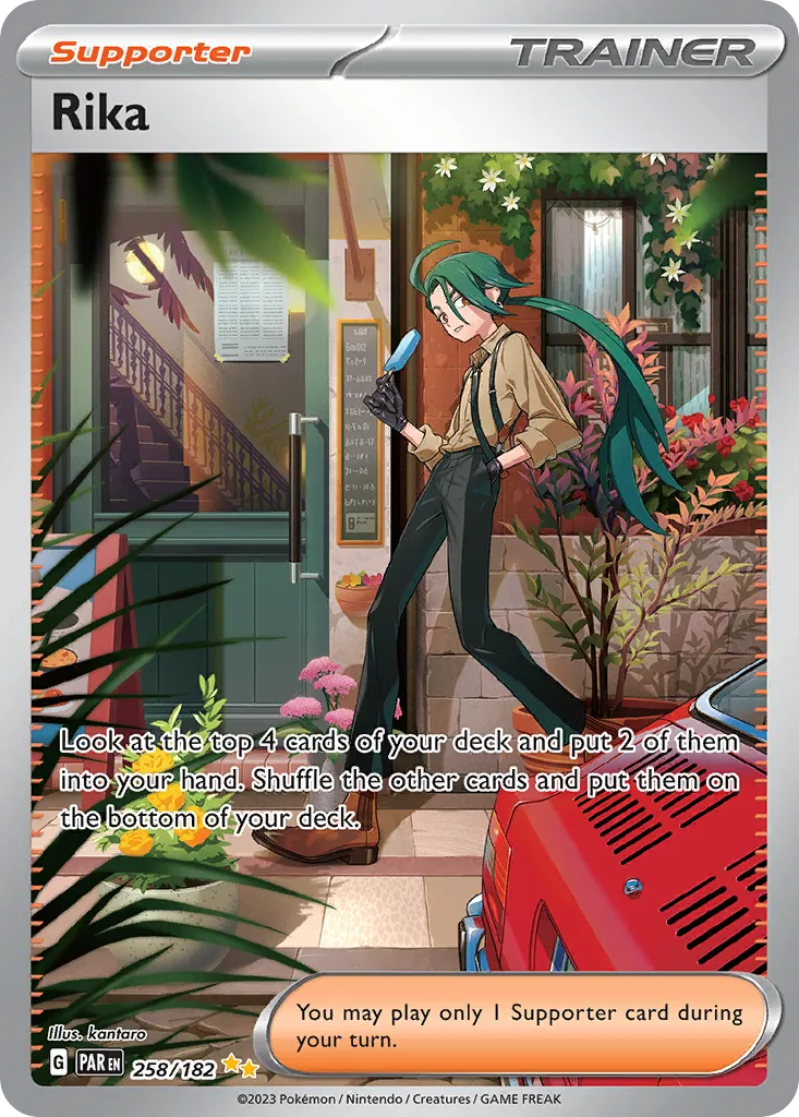 2023 Paradox Rift Rika #258/182 Special Illustration Rare card image