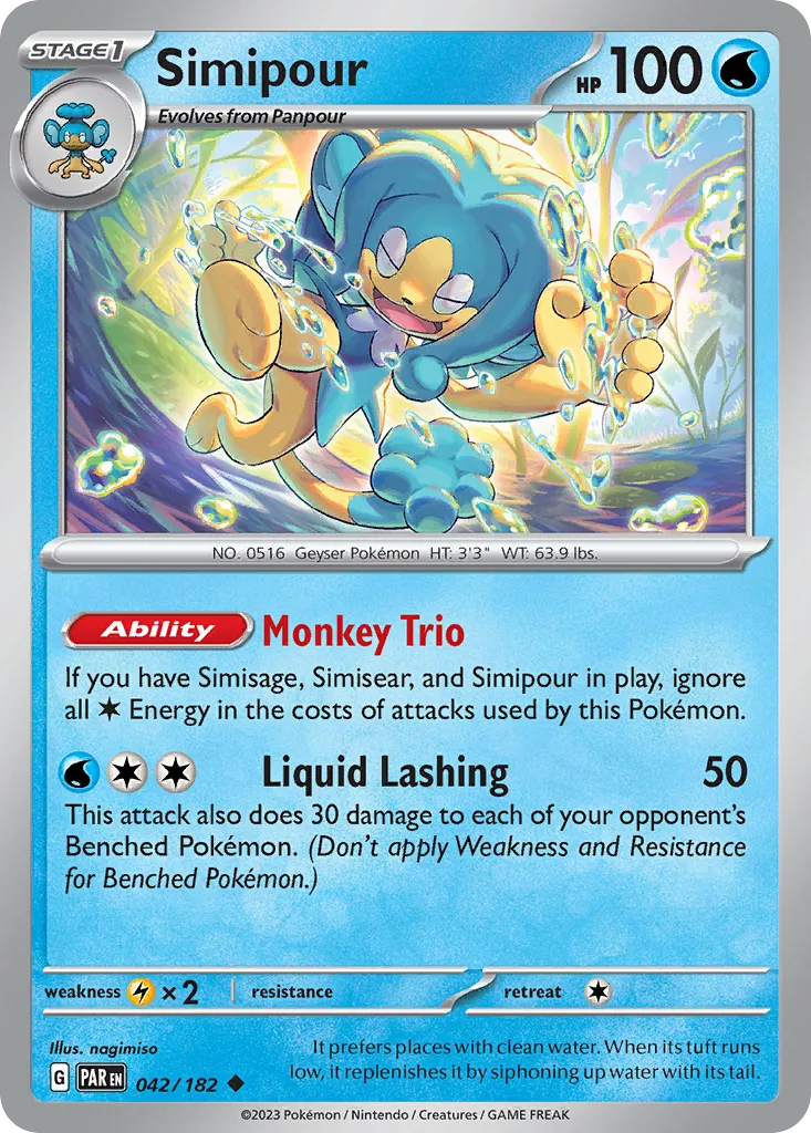 2023 Paradox Rift Simipour #042/182 Uncommon card image