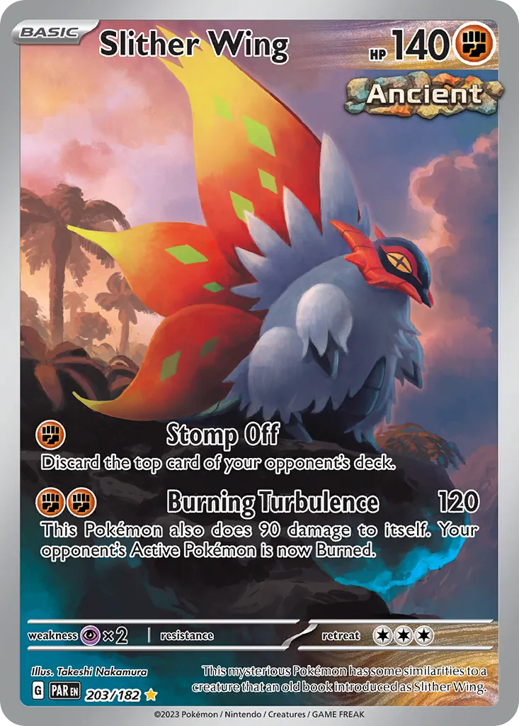 2023 Paradox Rift Slither Wing #203/182 Illustration Rare card image